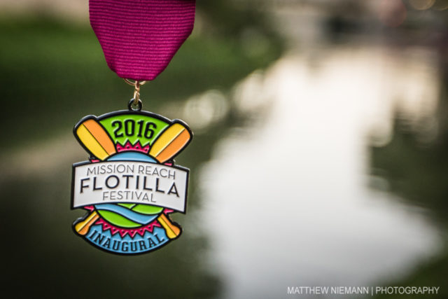 2016 Mission Reach Flotilla Festival Fiesta Medal