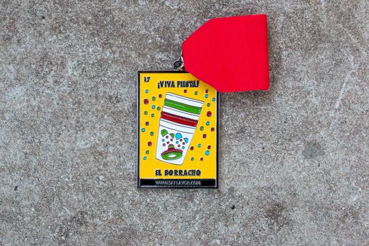 El Borracho Loteria Card Fiesta Medal 